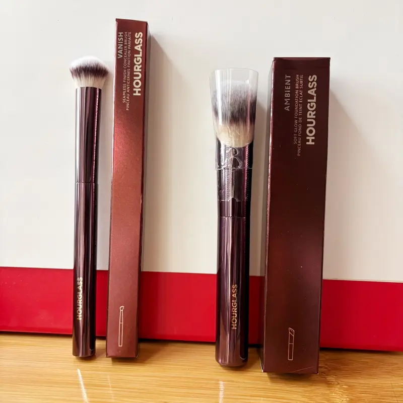 Hourglass Ambient Complexion Brush Set 2pcs Soft Glow Foundation Concealer Makeup Brushes Kit for Seamless Finish — image 1