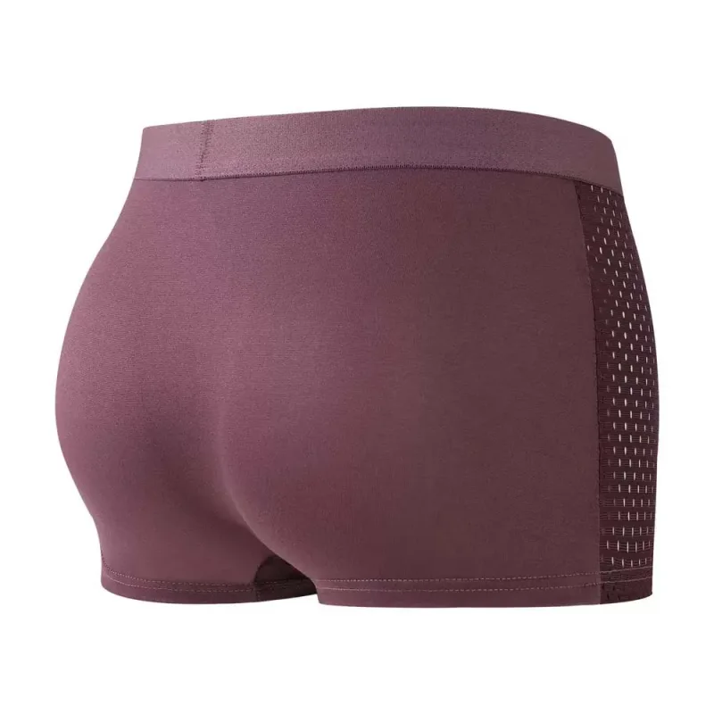 8PCS Bamboo Fiber Man Underwear Mesh Breathable Men's Briefs U Convex Male Underpants Daily Wear Soft Touch Men's Panties
