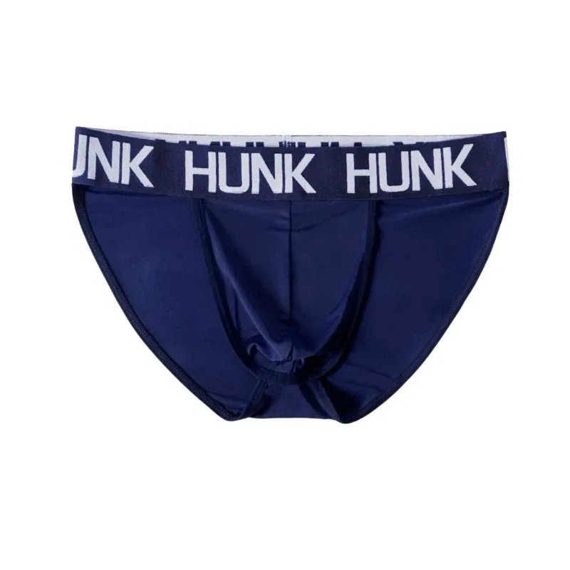 Sexy Men Low Rise High Cut Bikini Briefs Ice Silk Soft Lightweight Breathable Underwear Sport Workout Daily Single Underpants — image 14