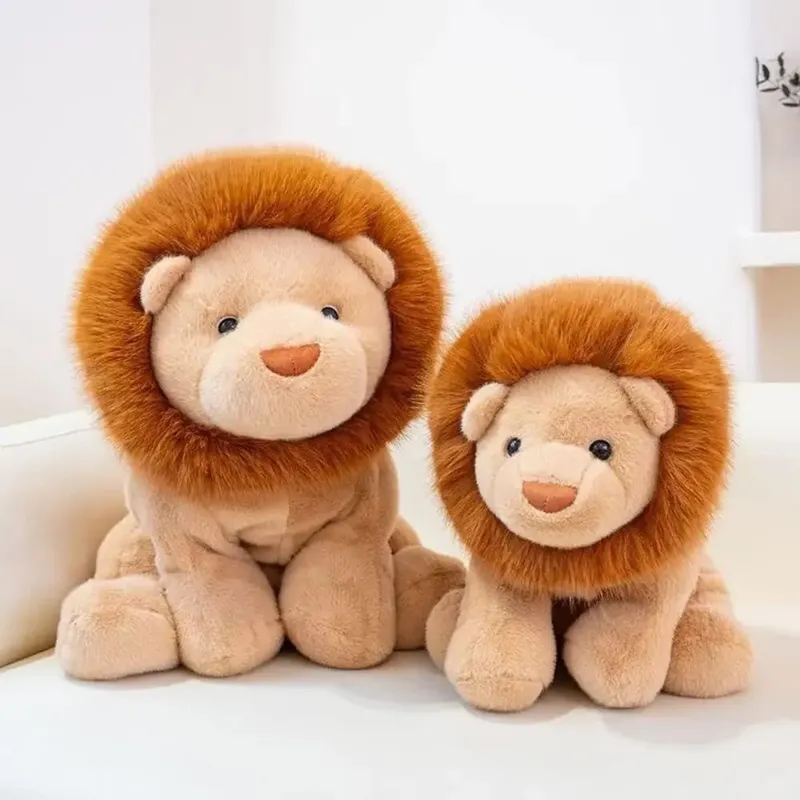 New Design Soft Lion Animal Pillow Emotional Support Cute 15.8inch Pillow