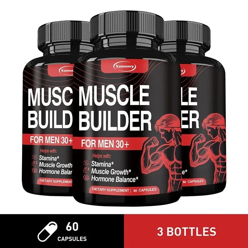 Muscle Builder Supplement - Hormone Balance Muscle Growth and Strength Promote Metabolism Improve Athletic Performance — image 10