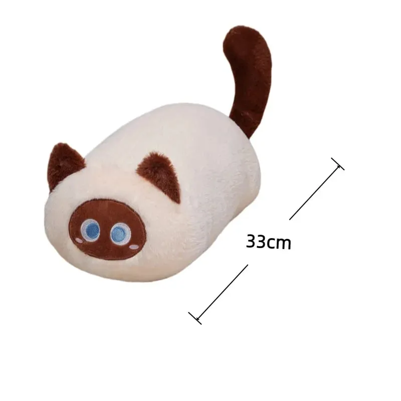 33cm Cat Plush Cushion Adorably Cat Stuffed Pillow Kawaii Throw Pillow Home Decor Toys Soft Sofa Cushion Creative Birthday Gift — image 14