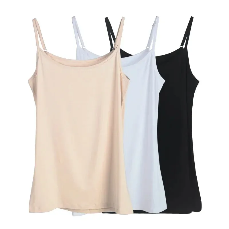Summer Sexy Camisoles Women Crop Top Sleeveless Shirt Sexy Slim Lady Bralette Tops Strap Skinny Vest Camisole Base Vest Tops — image 3