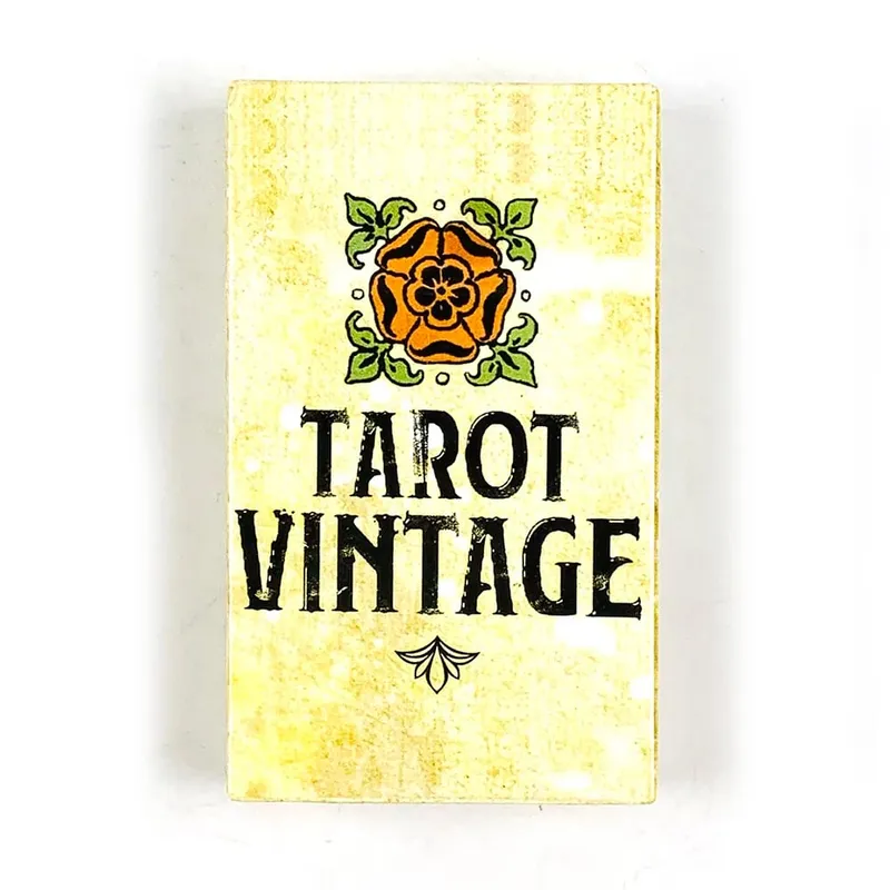 Tarot Vintage Cards 78 Cards English Visions Divination Edition Borad Playing Games For Beginners & Pros Ideal For Gift Giving