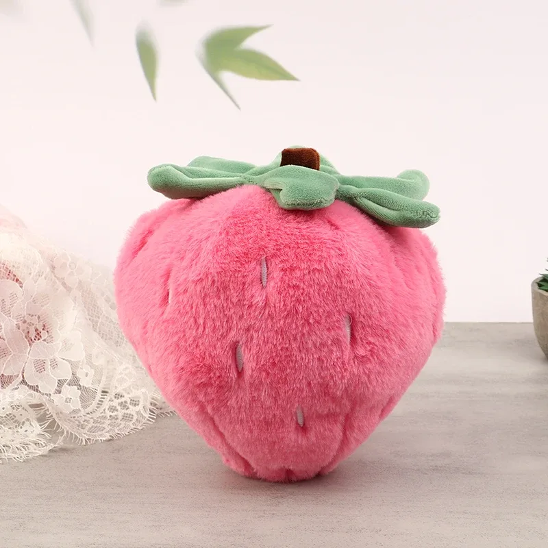 Super Soft Strawberry Pillow Toy Creative Lightweight Cute Strawberry Pillow Doll Home Decorative Doll Ornaments for Girls Gift — image 6