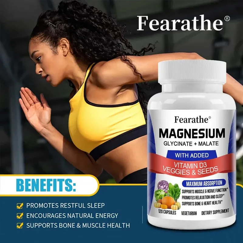 Magnesium Malate + Magnesium Glycinate Help Boost Immunity Promote Joint and Bone Marrow Health and Improve Sleep Quality — image 3