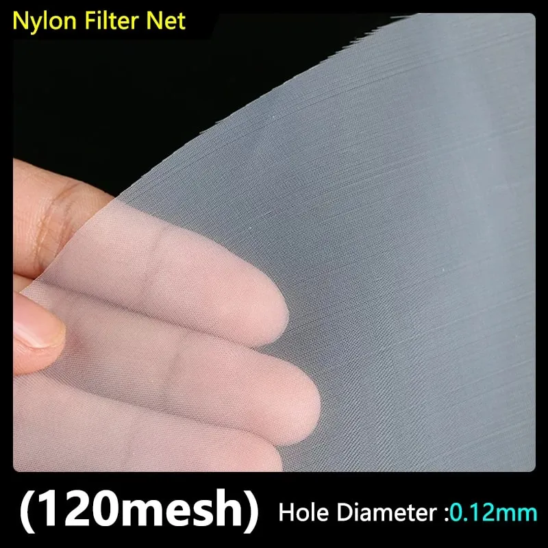 Food Grade Nylon Filter Mesh 80-500 Mesh Reusable Filter Fabric for Wine Drinking Water Kitchen Oil Paint & Ink Purification — image 10