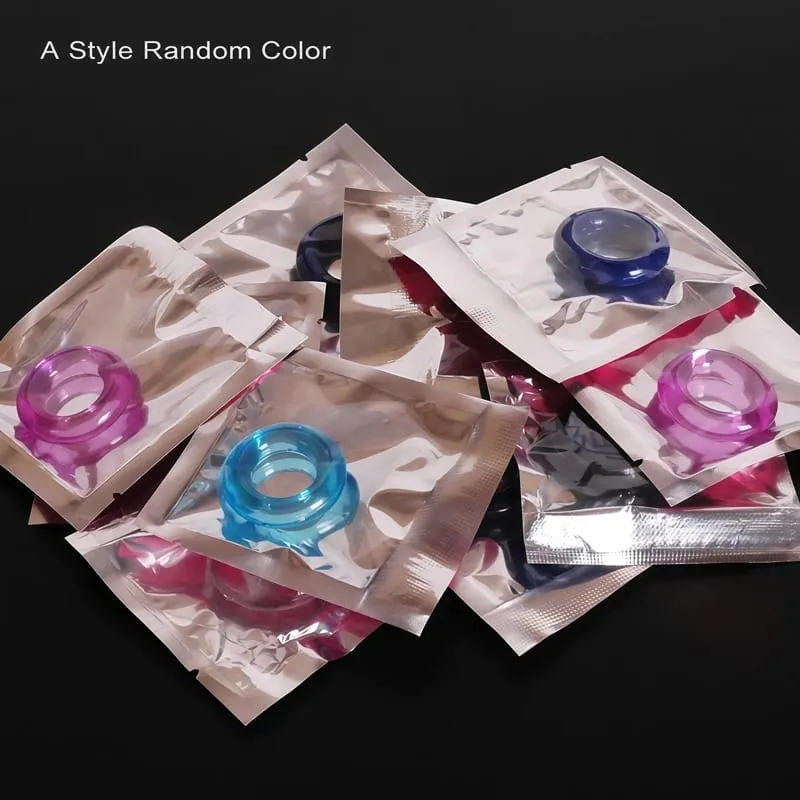Intimate Goods For Men 5-100PC Ejaculation Delay Silicone Lock Sperm Ring Sex Adult Game Toys Erotic Cock Ring Exotic Accessorie — image 13