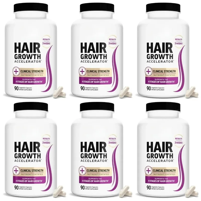 Hair Skin Nails Support Vitamins with Biotin Collagen Saw Palmetto 10000mcg Biotin Vegan Capsules Beauty Nutrition Formula — image 10