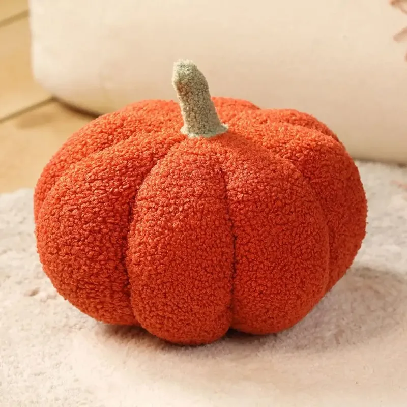 New Cotton Stuffed Pumpkin Pillow Cute Soft Pumpkin Plush Pillow Simulated Pumpkin Soft Back Cushion — image 11