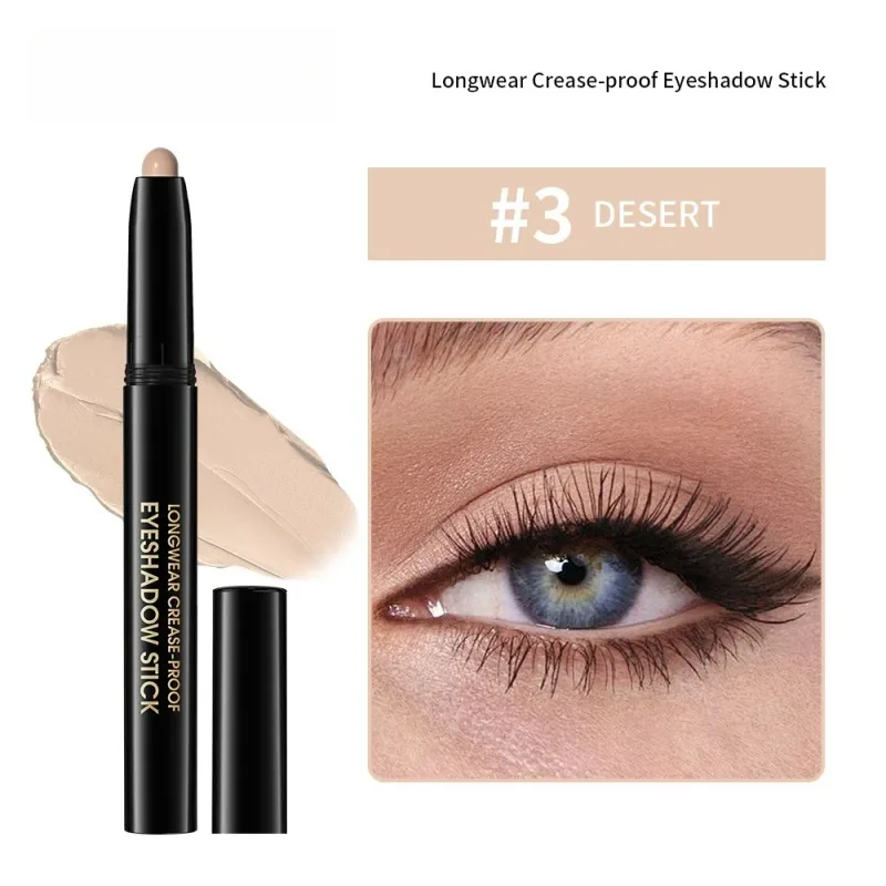 6 Colors Eyeshadow Pencil Stick Shimmer And Matte Waterproof Metallic Glitter Eye Shadow Highlighter Pencil Eyeshadow Cosmetics — image 8