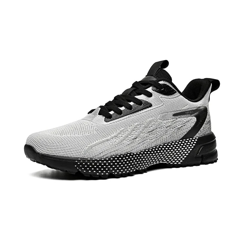 Big Size 50 51 52 Breathable Flying Woven Mens Running Shoes Lightweight Sports Shoes Anti-slip Casual Walking Sneakers Jogging — image 8