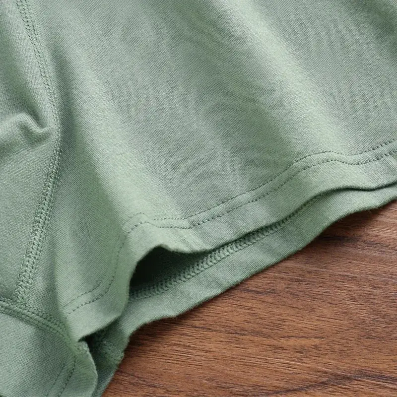 5Pcs/Lot Underwear Man High Quality Pure Cotton Antibacterial Flat-leg Pants Breathable Four-corner Waistband Men's Boxer Briefs — image 5