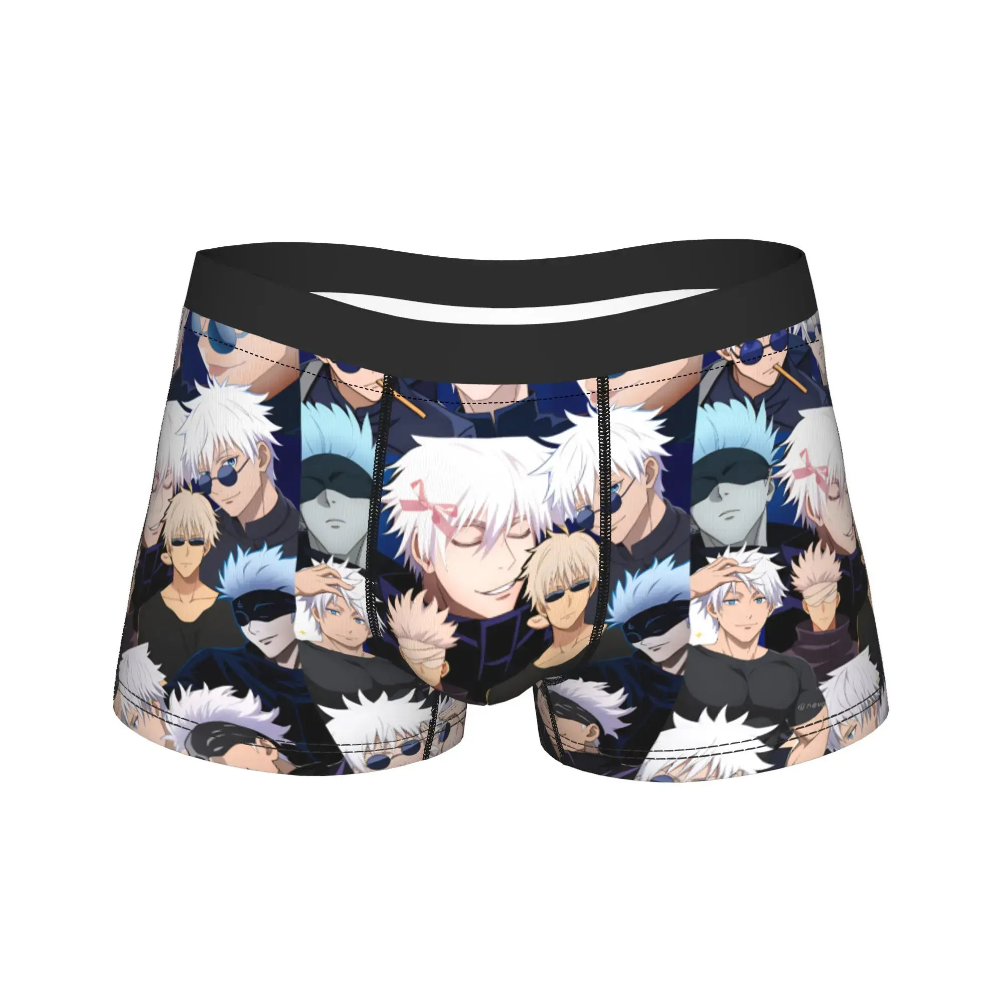Satoru Gojo Jujutsus Underwear Males Panties Pattern Comfortable Boxer Shorts Quality Shorts Briefs Large Size — image 1