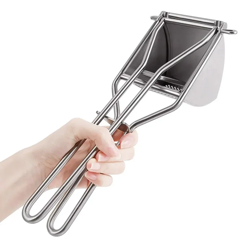 Fruit Vegetable Juicer Potato Ricer Stainless Steel Potato Masher Heavy Duty Potato Ricer Masher for Baby Food kitchen items — image 3
