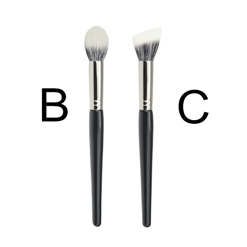 Stippling Highlight Makeup Brushes Blush Gedehår Multifunktionel Beauty Foundation Make Up Brush Tools — image 11