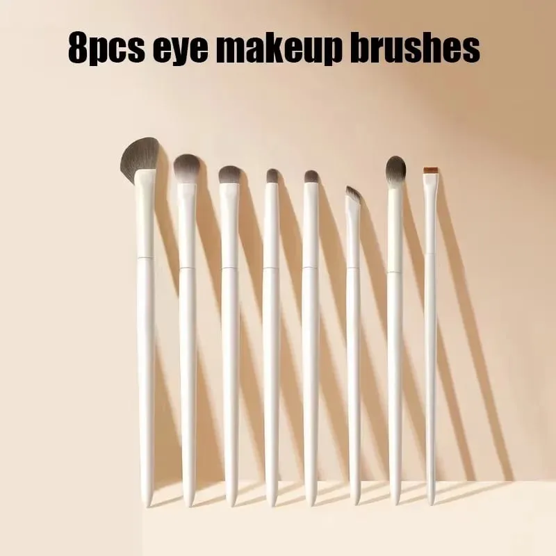 Natural Eye Makeup Brushes Set Eyeshadow Brush Eyebrow Contour Eyeliner Brush Women Eyes Cosmetic Blending Detail Make Up Tools — image 26