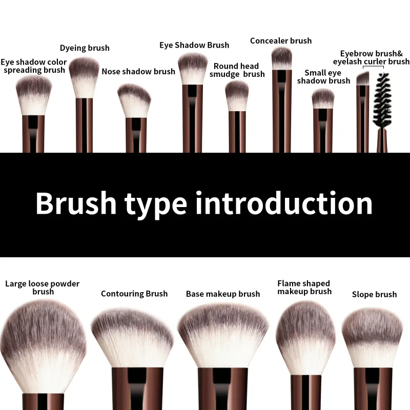 13 pcs Makeup Brush Set Dense Bristles Aluminum Alloy Handle Suitable for All Skin Types — image 6