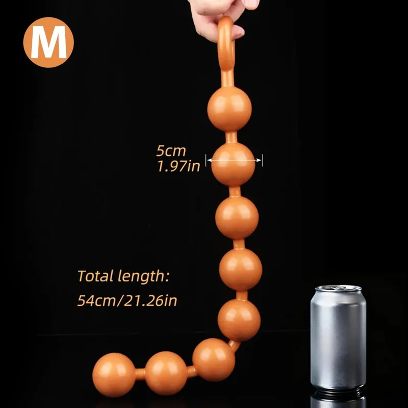 But Plug Silicone Anal Beads Big Anal Plug Tail Anal Big Ball Sextoy Sex Toys Huge Butt Plug Adult Toys Ass Plug — image 9