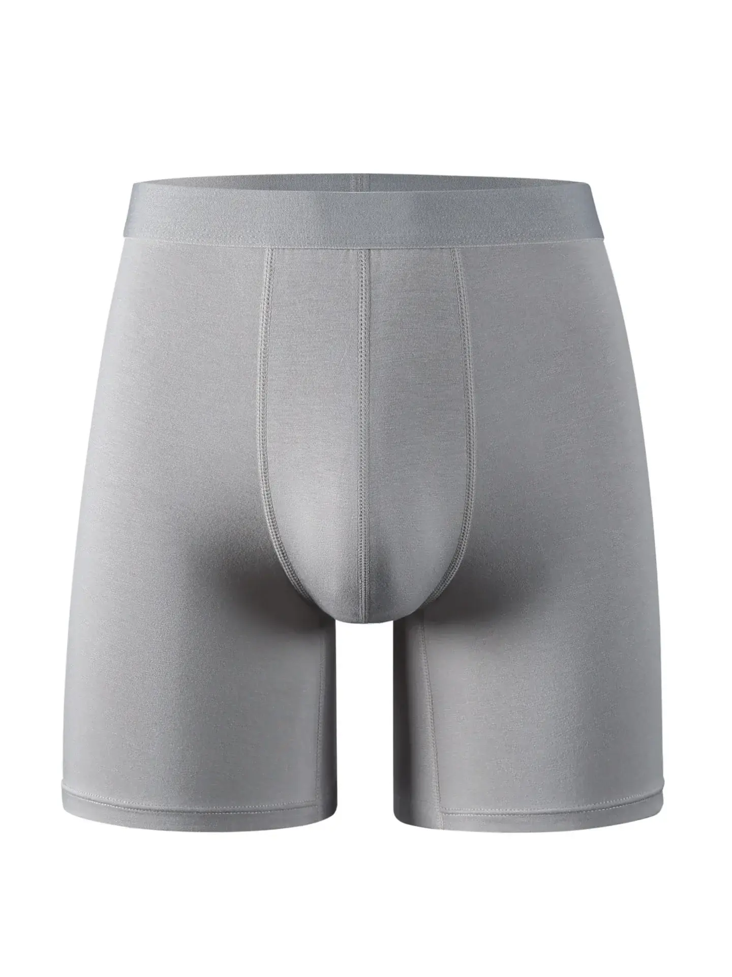 5pcs 95% Bamboo Fiber 5% Spandex Men's Length Long Leg Boxer Classic Design Comfortflex Waistband Underwear Man Sports 3256810241592595 — image 12