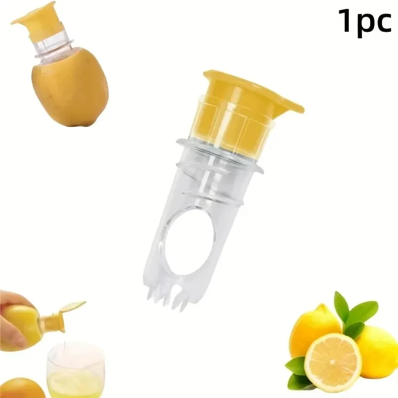 1/2pcs Lemon Mini Squeezer Portable Lemon Juicer With Lid Squeeze Lime for Cocktails Easy Juice Extractor Freshness Preserving — image 11