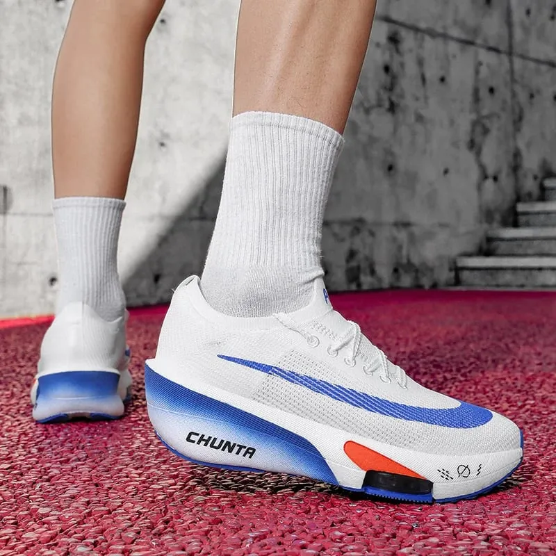 Air Cushion Running Shoes Marathon Speciality Men Sports Breathable Lightweight Women's Comfortable Athletic Nonskid Sneakers — image 4