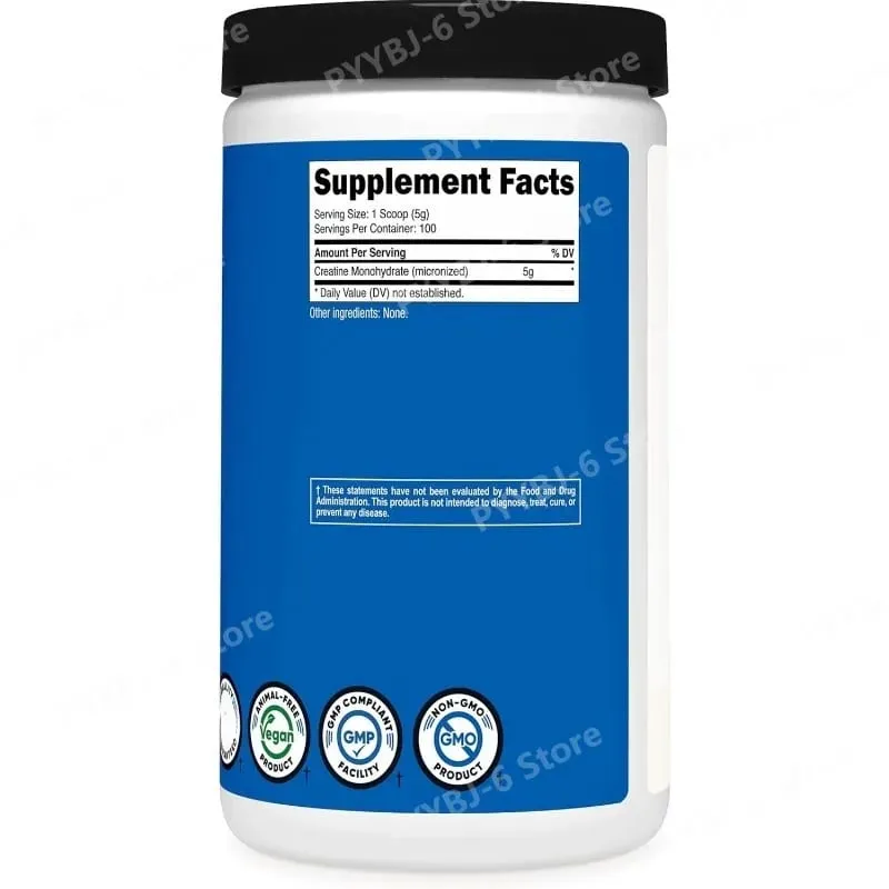 Micronized Creatine Monohydrate 500g Unflavored100 Servings Boosts Muscle Strength & Endurance Dietary Supplement for Adults — image 6