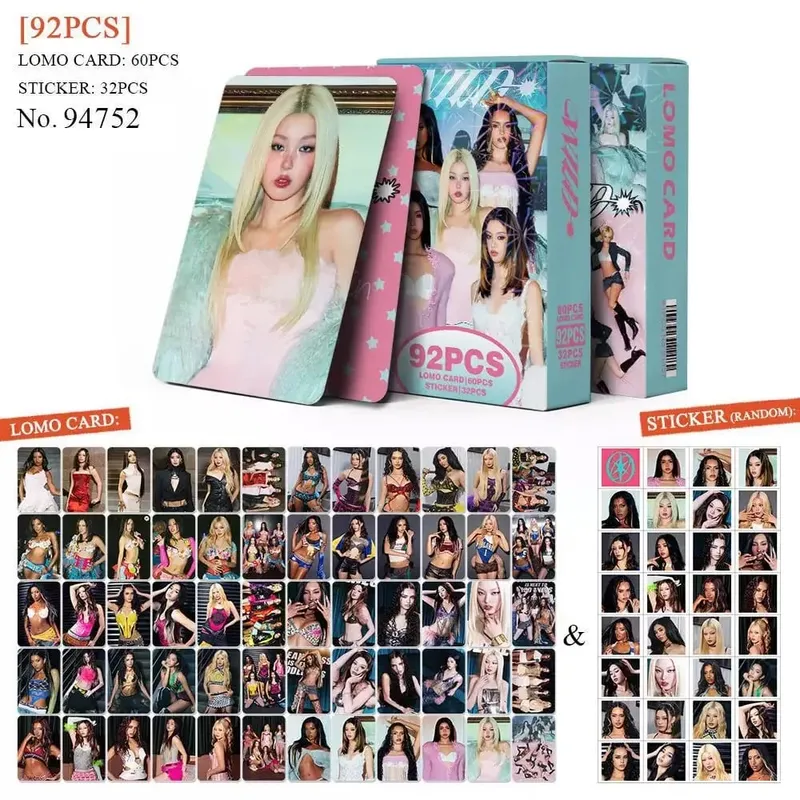92PCS Korean Hot Idol New Album "WILD" HD Lomo Cards MANON SOPHIA DANIELA LARA MEGAN YOONCHAE High Quality Small Cards Fans Gift — image 4