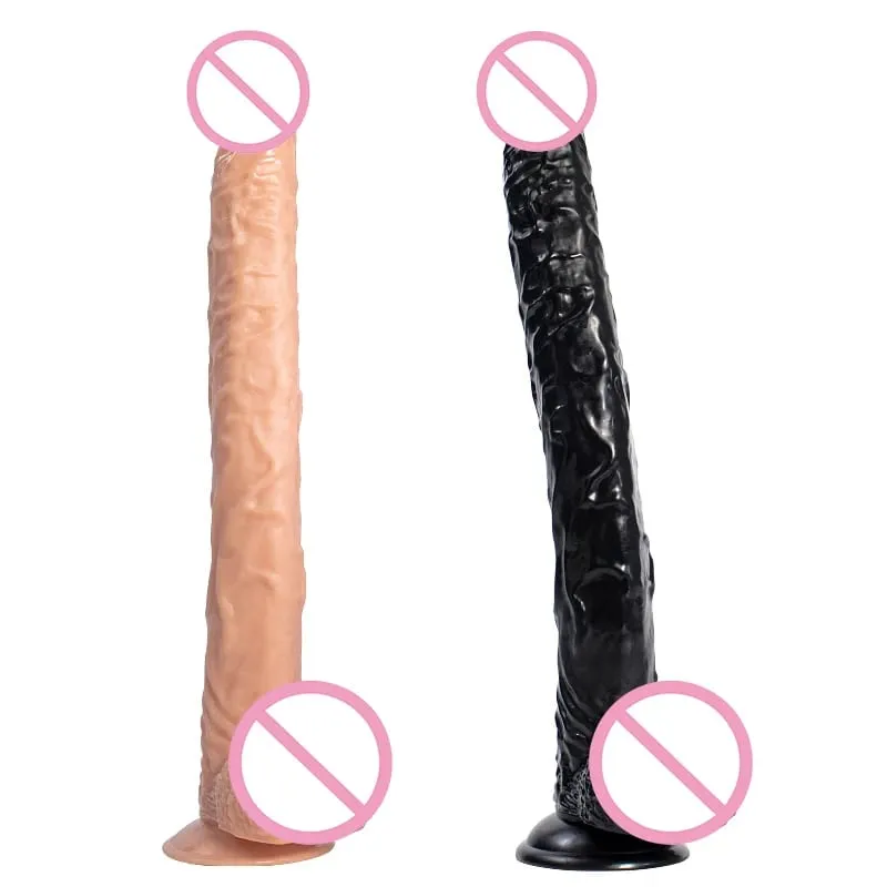 Realistic Soft PVC Dildo Strong Suction Cup Waterproof Veined Penis Flexible Vaginal Anal Sex Toys Female Masturbator Adult Item — image 1