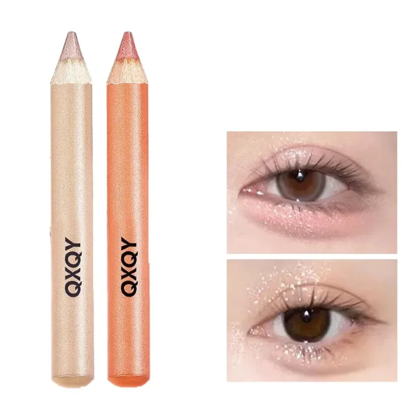 1/2/4pcs Shimmer Aegyo Sal Eye Liner Pencil Under‑Eye Highlighter Glitter Pink Eyeshadow Nude Champagne Eye Contour Makeup