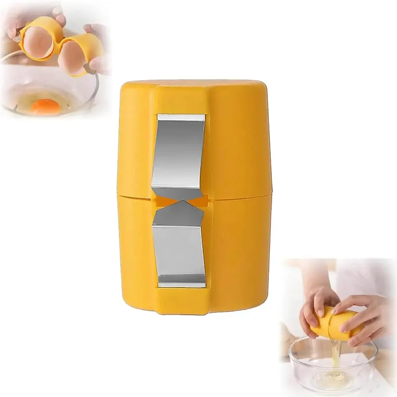 1/2pcs Multifunctional Egg Shell Opener Handheld Egg Cracker Separator Tool Eggshell Cutter Easy Open Kitchen Gadget for Raw Egg — image 12