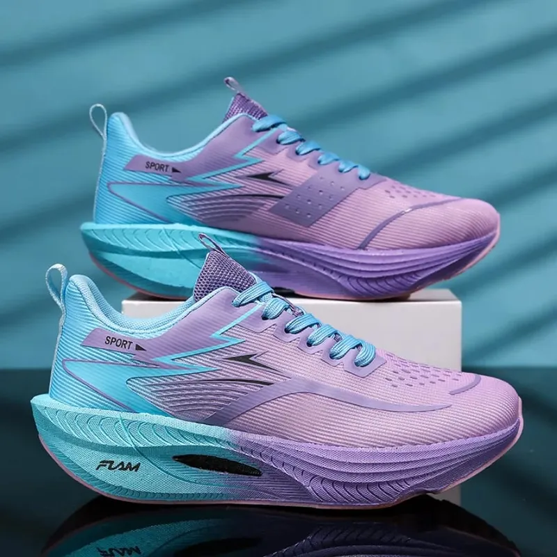 2026 Men Sports Running Shoes Carbon Board Air Cushion Breathable Lightweight Women's Comfortable Athletic Nonskid Sneakers — image 6