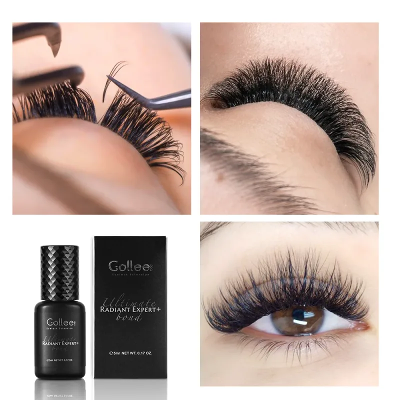 Gollee 0.5-1s Fast Dry Glue for Eyelash Extension Hypoallergenic Lash Extension Glue for Professional Artists Eyelashes Supplies — image 3
