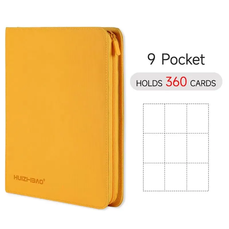 9/12 Pocket Zipper Card Binder Trading card album Durable Side Loading Card for mtg tcg for pokemon for yugioh for football — image 9