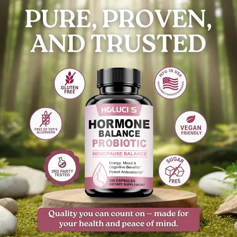 Hormone Balance Probiotic Supports Menopause Balance Relieves Fatigue Mood Swings Improve Digestion & Metabolism — image 5
