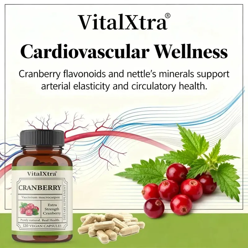 Cranberry Capsules - Supports Cardiovascular Health Enhances Immunity Supports Urinary Tract Health — image 3
