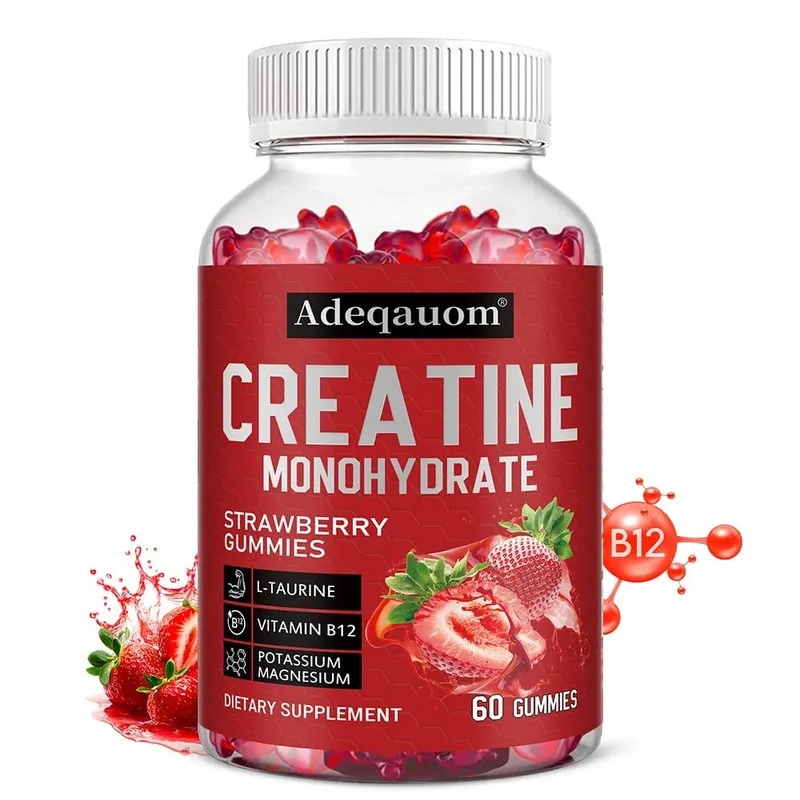 Creatine Monohydrate Gummies 5g for Men & Women To Support Muscle Strength Recovery Cognitive Health & Memory — image 2