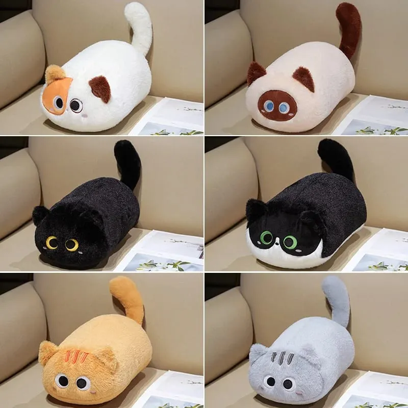 33cm Cat Plush Cushion Adorably Cat Stuffed Pillow Kawaii Throw Pillow Home Decor Toys Soft Sofa Cushion Creative Birthday Gift — image 9