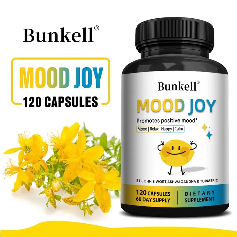 St. John's Wort Complex with Ashwagandha & Turmeric - Mood Stress Relief Calm Relaxation Mental Health & Sleep Support — image 3