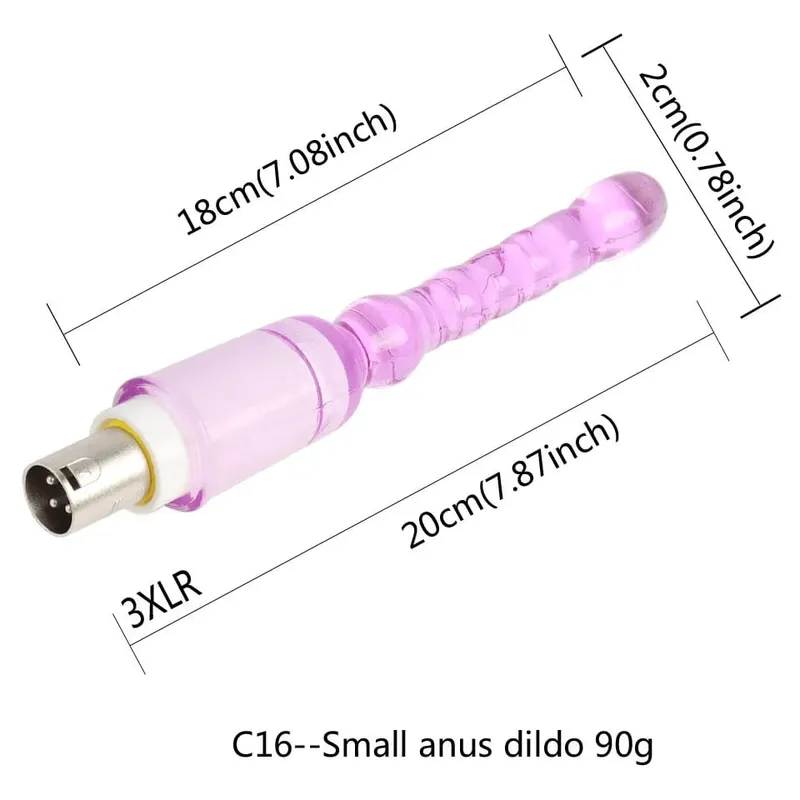 3XLR 3PRONG Attachment Dildo For Sex Machine Attachment Women and Men Sex Masturbation Love Machine Dildo Sex Toys