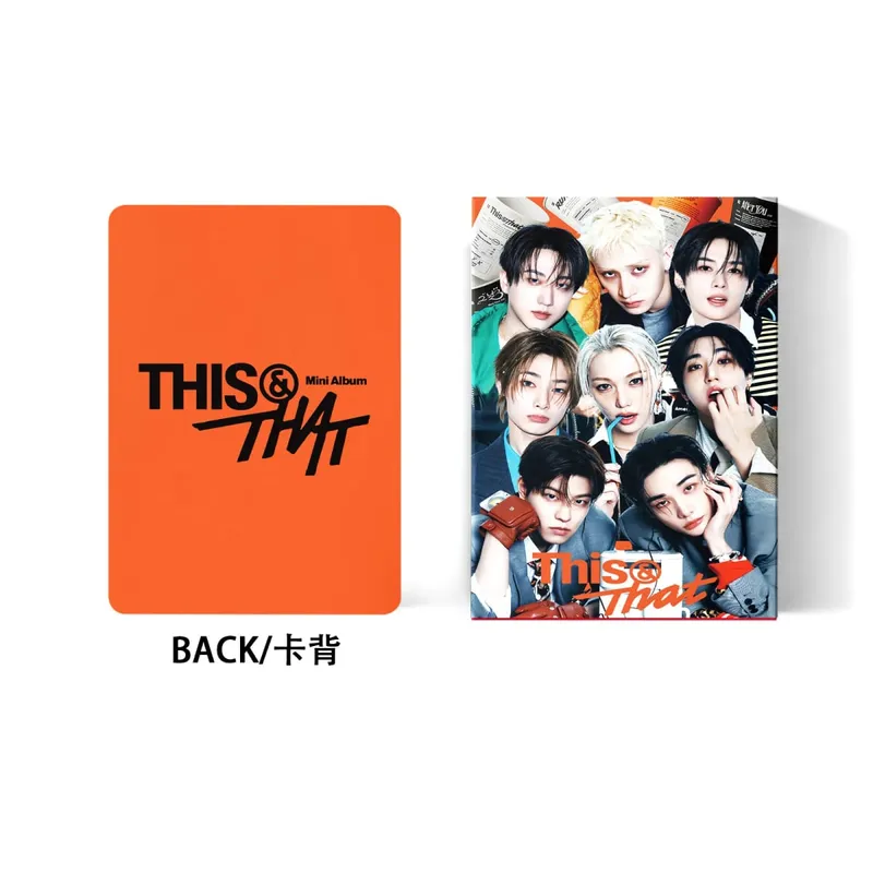 127 Korean Boy Group THIS&THAT Mini Cards Stickers Celebrity Photo Cards LOMO Cards Fan Collection Cards Gift — image 1