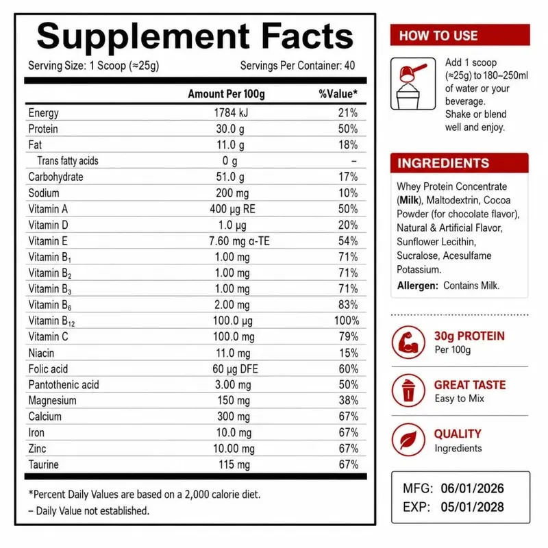 NurtureNova Whey Protein Powder 40 Servings Protein Drink Mix for Adults Chocolate Matcha Strawberry Flavor Daily Nutrition