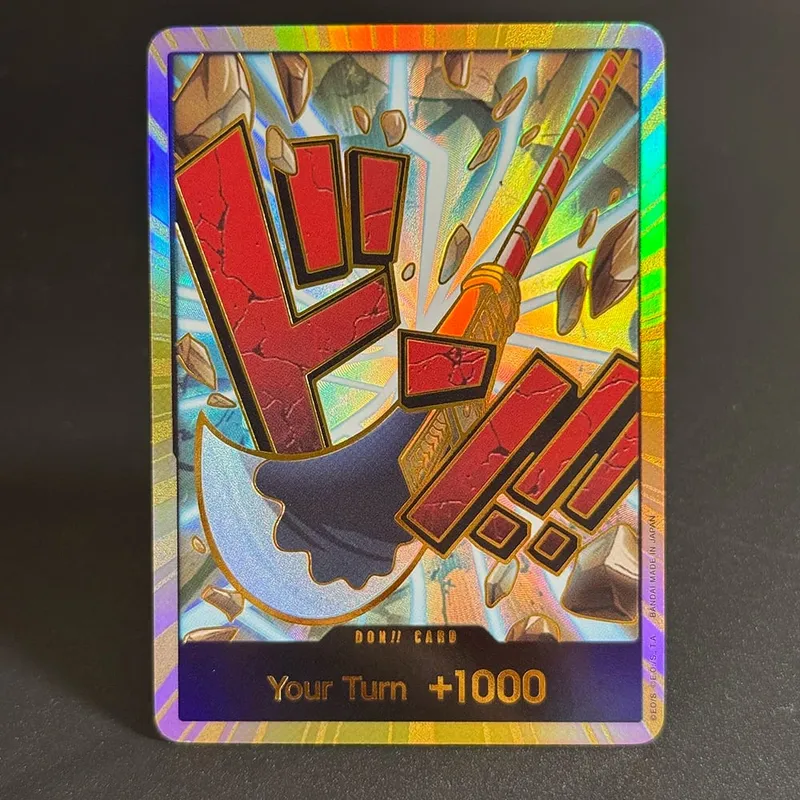 10PCS DON OPCG English TCG Gold DON!!! Collection Cards Zoro Ace Doflamingo Rebecca FOIL NM Refraction Flash Cards ToyGifts OPCG — image 31