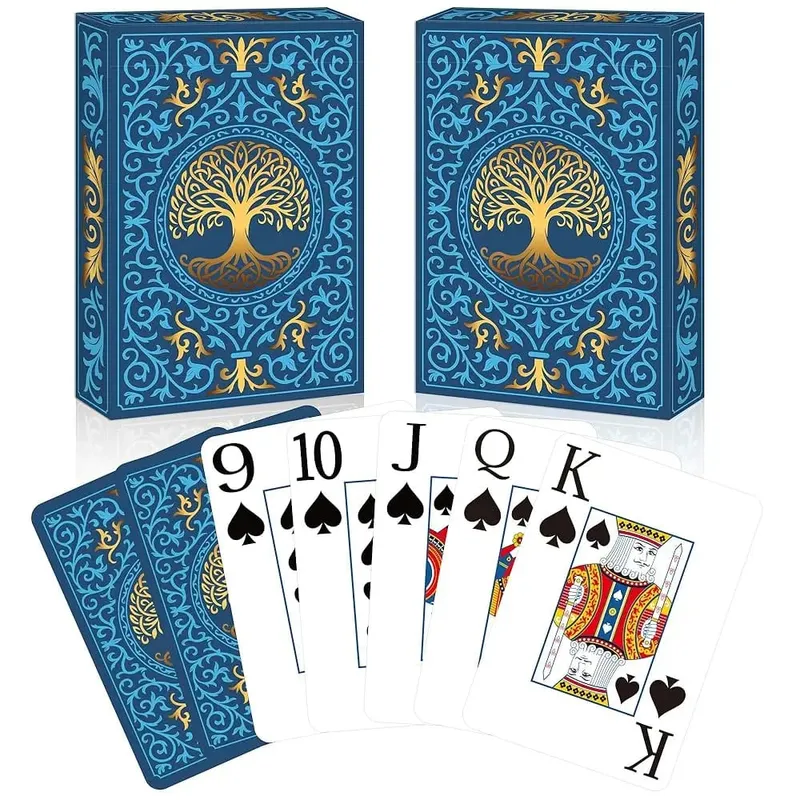 2 Pack Playing Cards | Large Print Playing Cards | Easy to Shuffle Premium Poker Cards for Card Games Family Game Night Table M — image 10