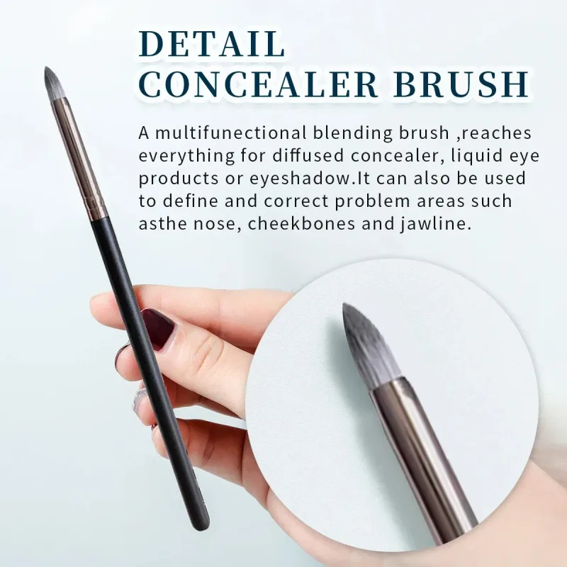 1 Pc Concealer Makeup Brushes Precision Soft Fluffy Smudge Brush Cover Acne Dark Circles Multi-Function Detail Makeup Tools — image 13
