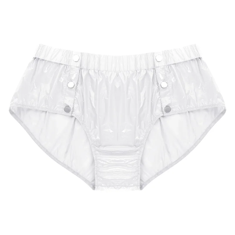 Men Waterproof Diaper Cover Elderly Bedridden Leak-proof Incontinence Briefs Tear-away Washable Adaptive Underwear Swimwear
