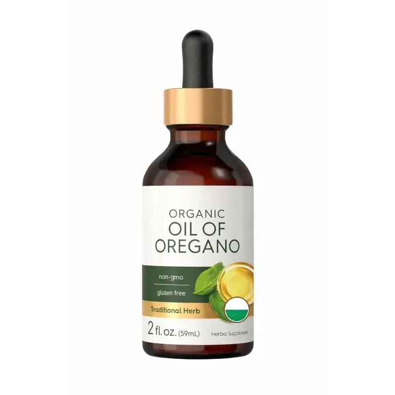 Økologisk olie af oregano flydende dråber Vegansk urtetilskud Sundhed Ikke-GMO Glutenfri daglig ernæringsstøtte 60 ml pr. flaske