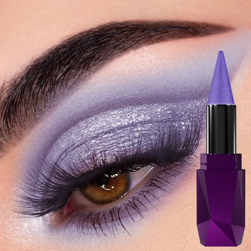 25 colori 1 pezzo ombretto perlato stick impermeabile glitter a lunga durata e colore opaco ombretto trucco viso evidenziazione regalo di cosmetici