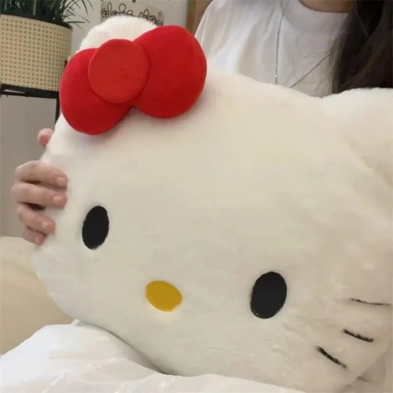 Anime Sanrio Hello Kitty Cute Cartoon Head Plush Pillow Sofa Bedside Cushion Car Cushion Nap Pillow Birthday Gifts for Girl — image 10