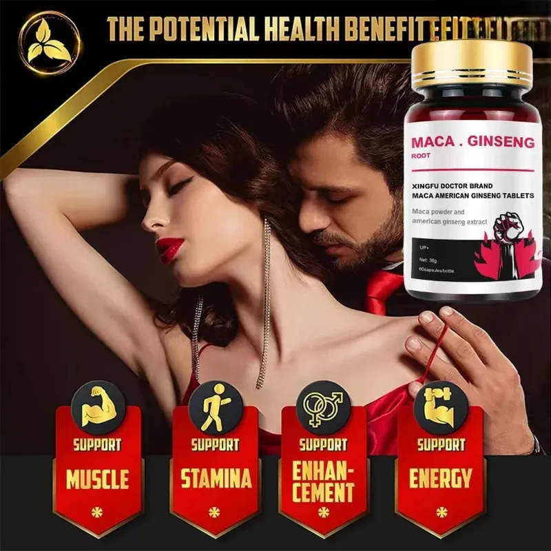 Best Men's Black Maca Supplement - Ginseng Supplement for Health Energy and Endurance Muscle Mass — image 4
